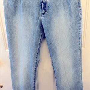 MICHAEL Kors blue jeans with visible stitching. Size 24